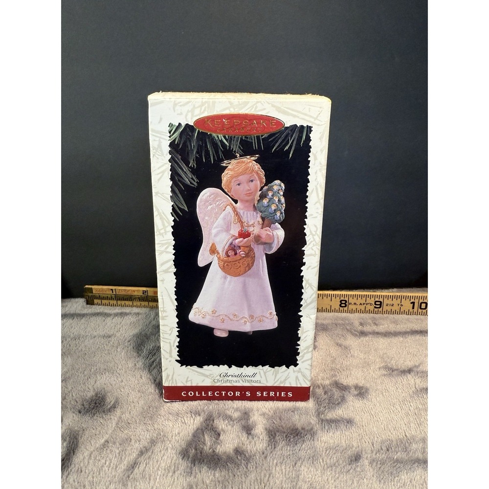 1996 Hallmark Angel Keepsake Christmas Ornament Christkindl Visitors‎ Collection